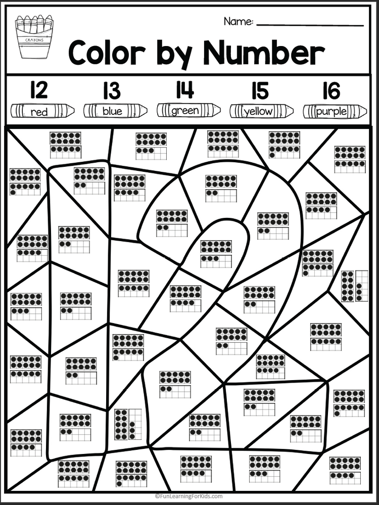 Color By Number Sense Activities