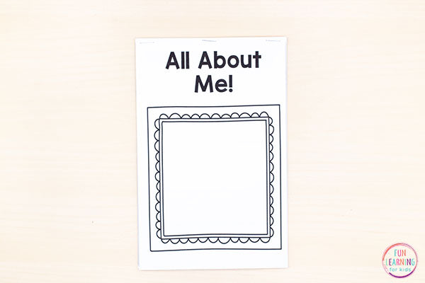 All About Me Activities