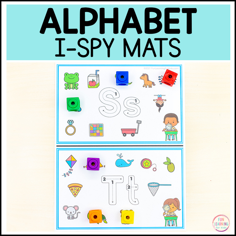 Alphabet I-Spy Mats