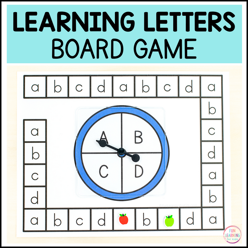 Letter Recognition Board Games