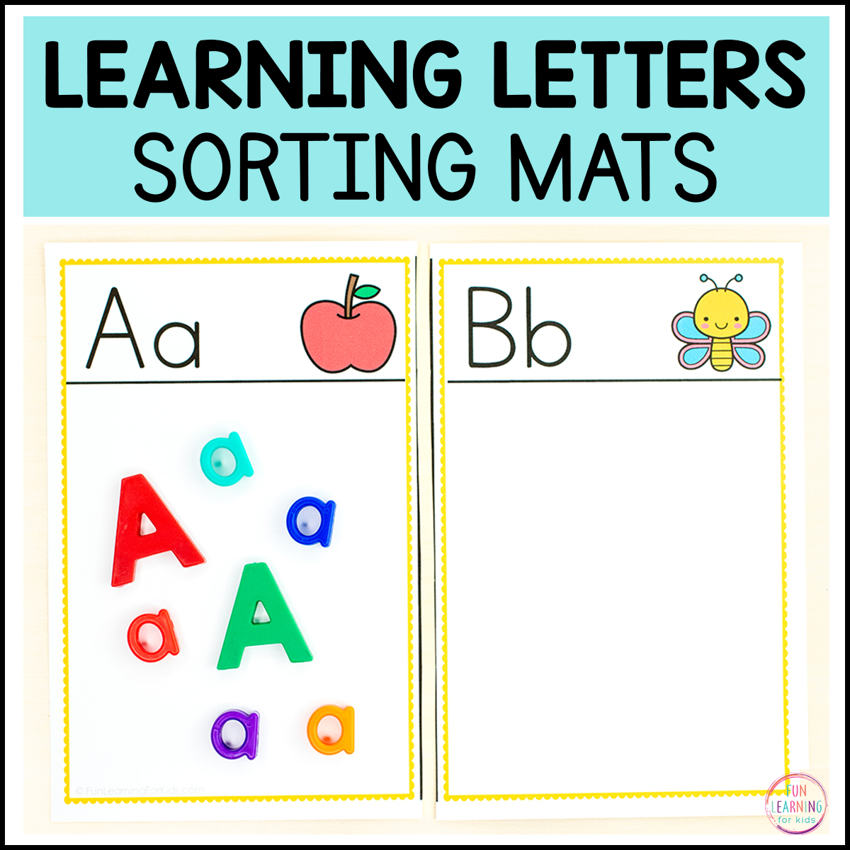 Letter Sorting Mats Fun Learning for Kids® Shop