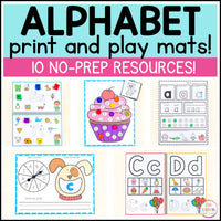 Alphabet Activities Bundle - Letter Recognition & Beginning Sounds Centers