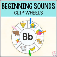 Beginning Sounds Clip Wheels