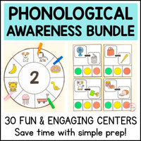 Phonological Awareness Centers Bundle | Phonics Centers | SOR