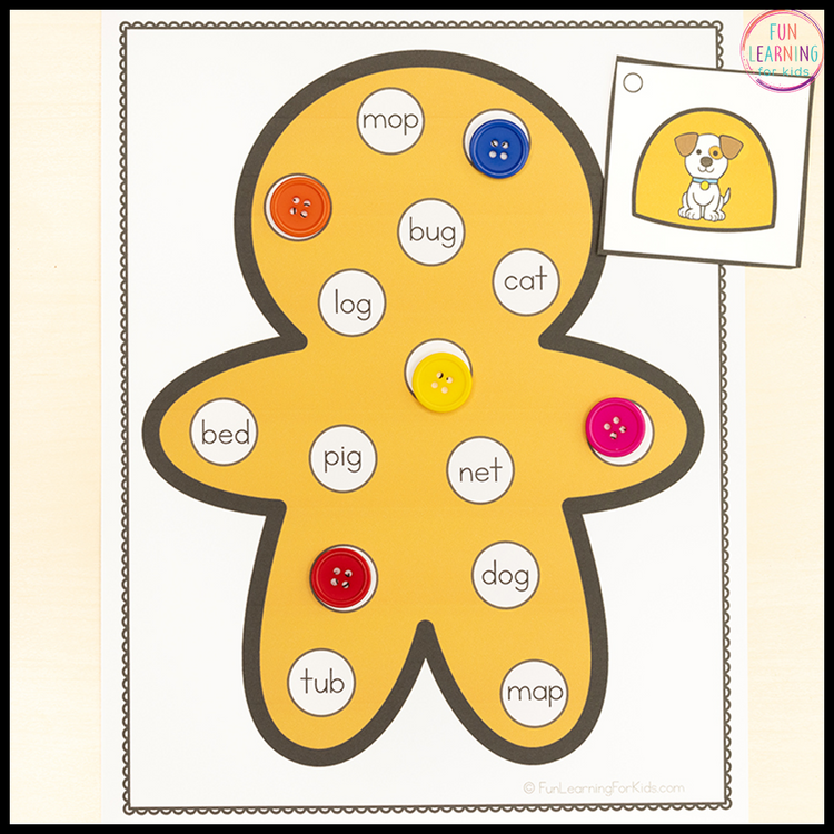 CVC Find and Color Sheets Phonics Activity - Blending and Segmenting Phonemes