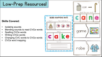 CVCe Words Activities & CVCe Centers | Reading CVCe Words, Magic E