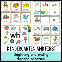 Digraphs Activities, Centers & Games | Digraph Phonics Activities