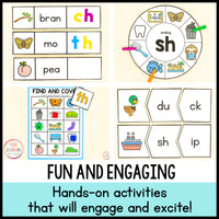 Digraphs Activities, Centers & Games | Digraph Phonics Activities