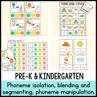 Phonemic Awareness Centers and Activities | Phonics Centers | SOR