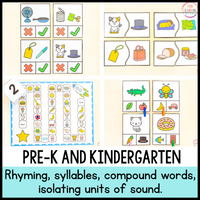 Phonological Awareness Centers and Activities - Science of Reading