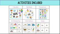 Digraphs Activities, Centers & Games | Digraph Phonics Activities