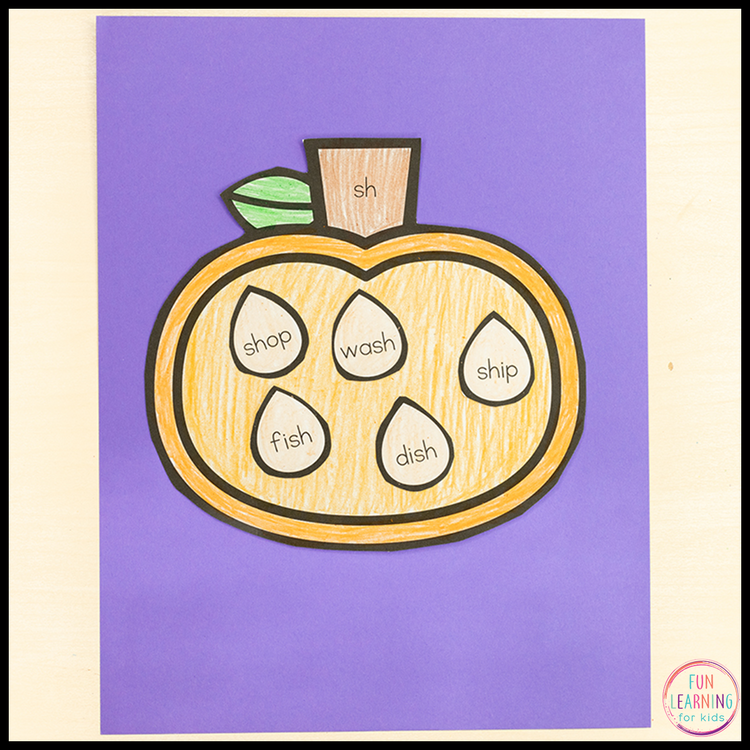 Pumpkin Crafts - Editable Phonics Craft, Name Craft, Spelling Craft, Math Craft