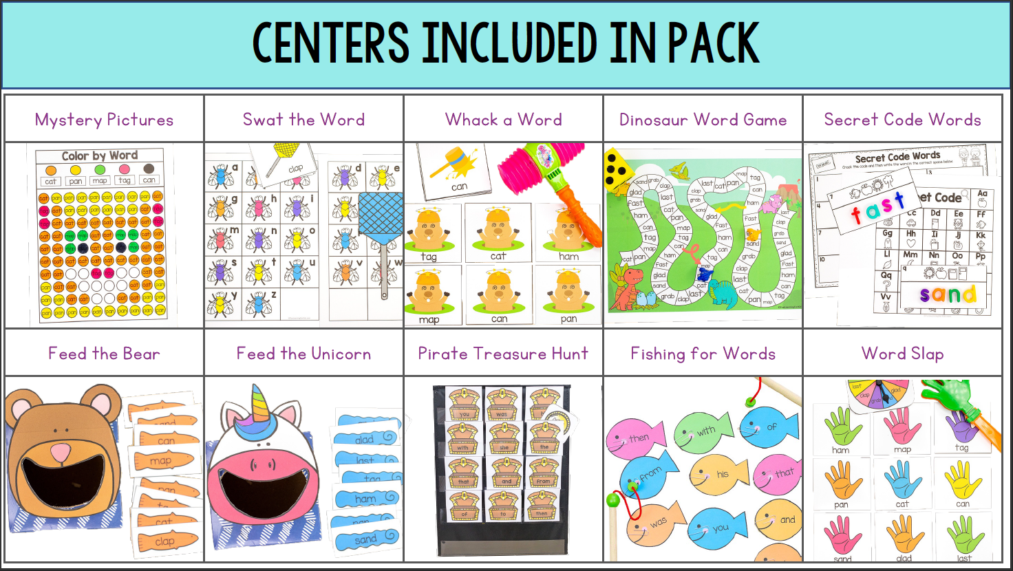 Editable Sight Word Games - Word Work Practice with Auto-fill - High Frequency