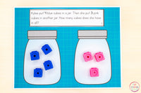 Addition to 10 Math Bundle | HYBRID - Printable & Google Slides/Seesaw