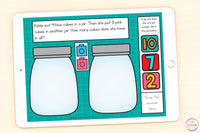 Addition to 10 Math Bundle | HYBRID - Printable & Google Slides/Seesaw