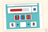 Addition to 10 Math Bundle | HYBRID - Printable & Google Slides/Seesaw