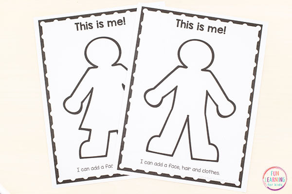 All About Me Activities