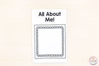 All About Me Activities