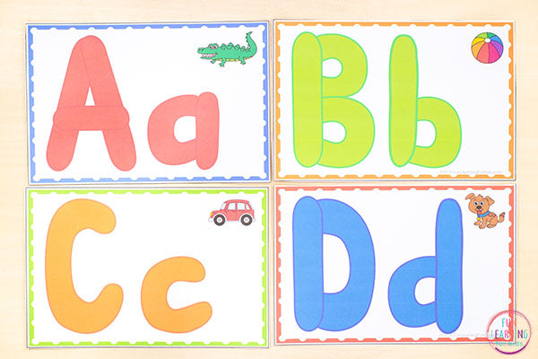 Alphabet Play Dough Mats