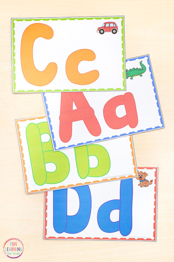 Alphabet Play Dough Mats