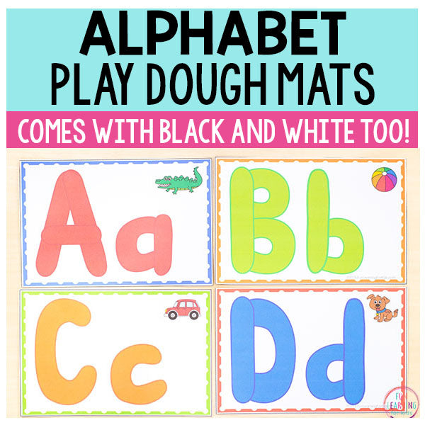 Alphabet Play Dough Mats