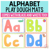 Alphabet Play Dough Mats