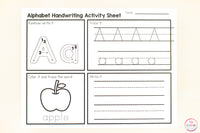 Alphabet Letter Formation Worksheets