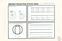 Alphabet Letter Formation Worksheets