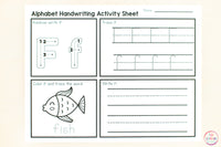 Alphabet Letter Formation Worksheets