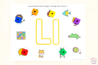 Letter Sounds Alphabet Mats