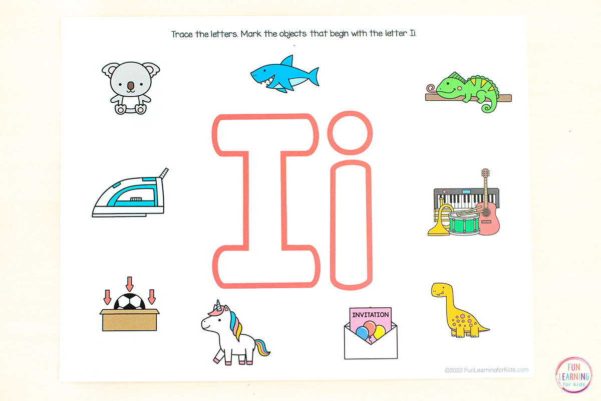 Letter Sounds Alphabet Mats