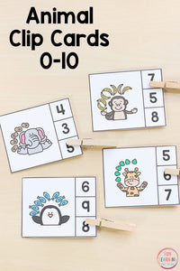 Numbers 0-10 Math Pack for Kindergarten Math Centers