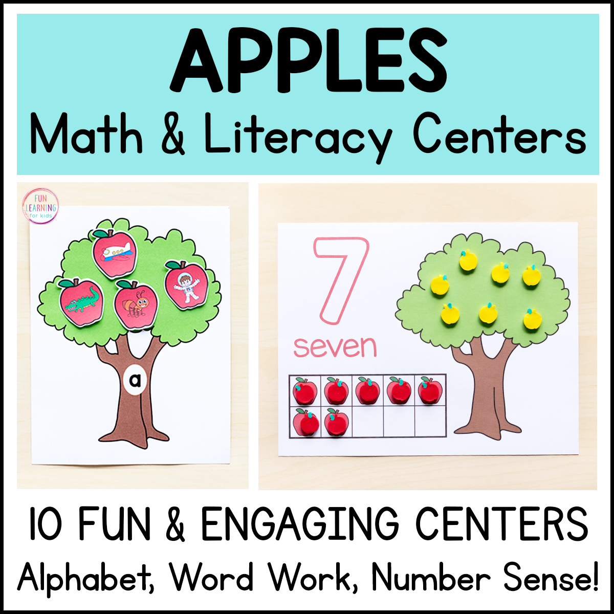 Apple Activities Mega Bundle – Math and Literacy