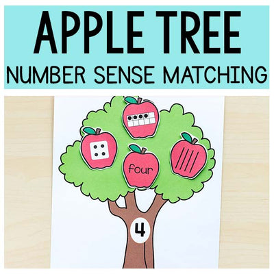 Apple Tree Number Sense Matching Activity – Fun Learning for Kids® Shop