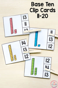 Numbers 11-20 Math Pack for Kindergarten Math Centers