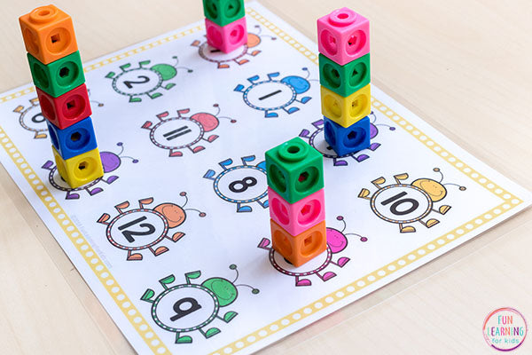 Insect Themed Math Insect Theme Math and Literacy Printables for Pre-K and Kindergarten ...