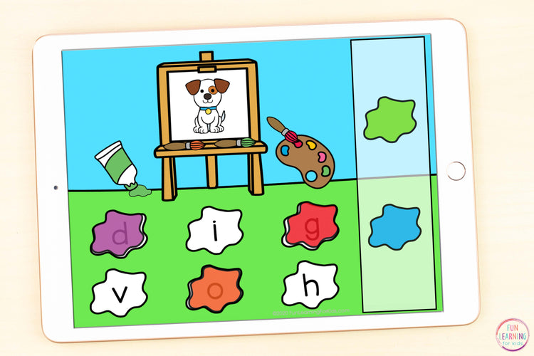 CVC Words Bundle | 7 Activities | Google Slides and Seesaw
