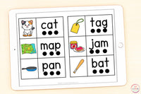 CVC Words Bundle | 7 Activities | Google Slides and Seesaw