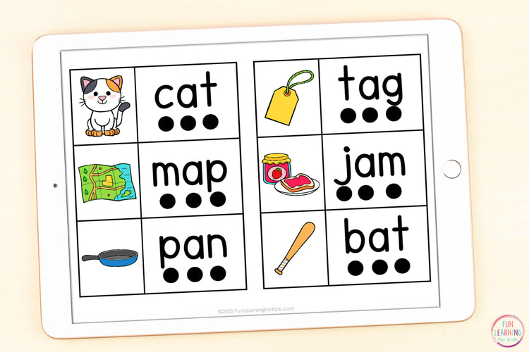 CVC Words Bundle | 7 Activities | Google Slides and Seesaw