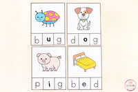 CVC Words Activities and Centers