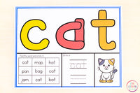 CVC Words Activities and Centers