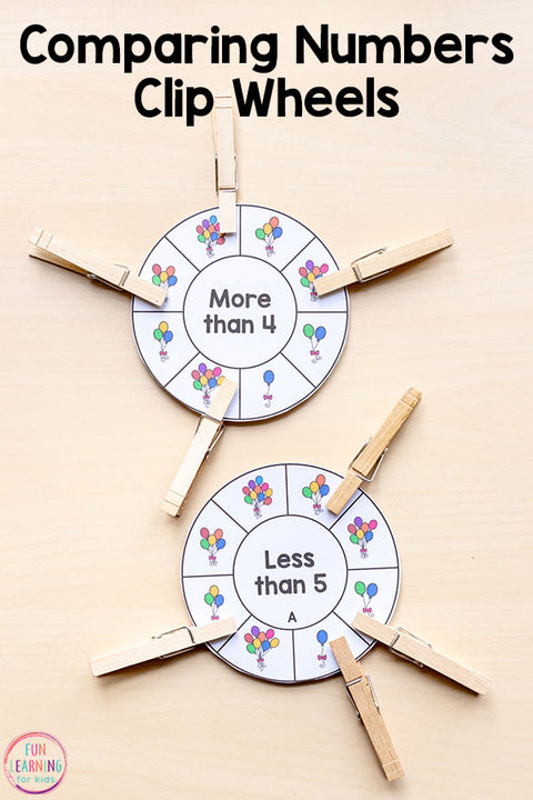 Comparing Numbers Center Comparing Numbers Math Centers and Activities for Kindergarten – Fun ...