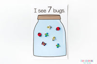 Insect Theme Math and Literacy Printables for Pre-K and Kindergarten