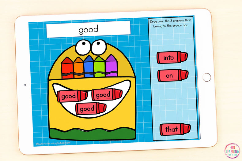 Sight Word Games | 5 Activities - Primer | Google Slides