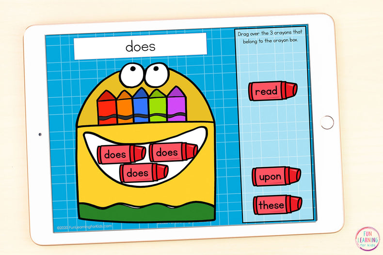 Sight Word Games | 5 Activities - Second Grade | Google Slides