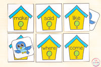 Editable Spring Sight Word Games