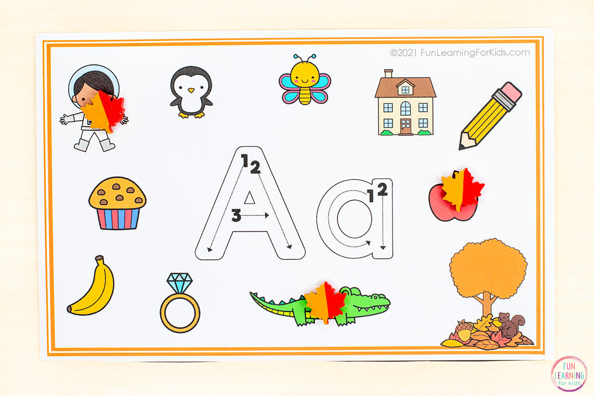 Fall Alphabet Activities