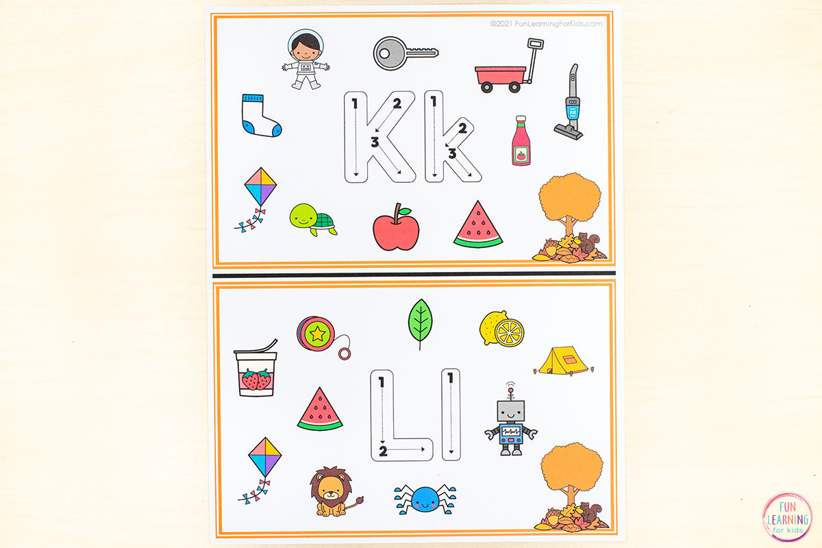 Fall Alphabet Activities