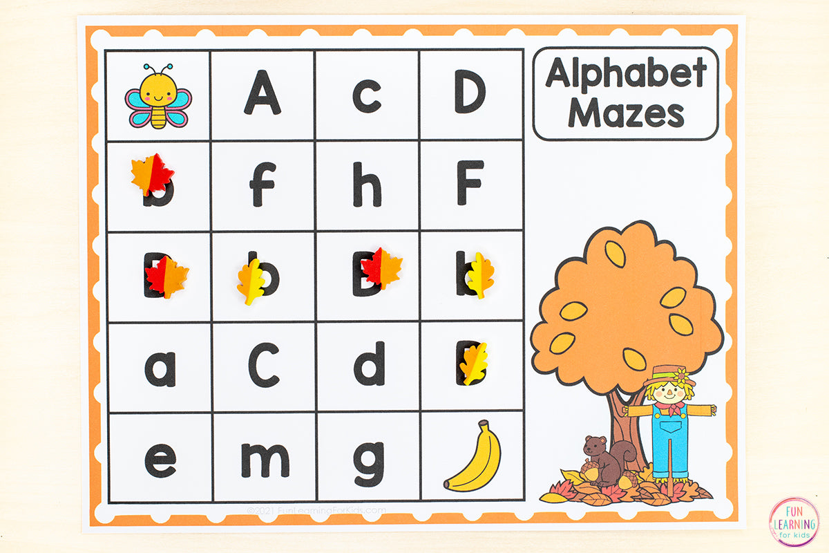 Fall Alphabet Activities