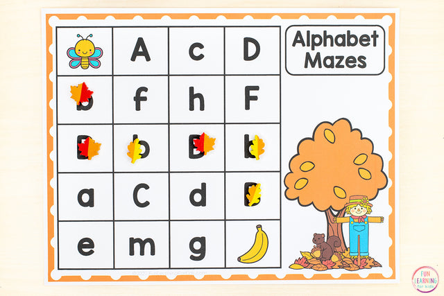 Fall Alphabet Activities – Fun Learning for Kids® Shop